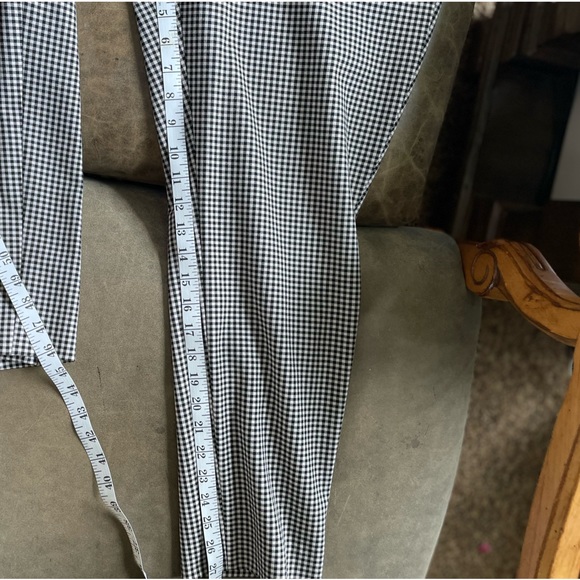 BHWM small check gingham tapered ankle pant - Picture 6 of 6